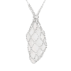 Clear Quartz Crystal 925 Silver Necklace